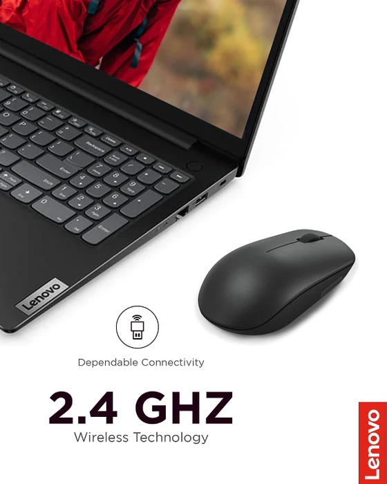 Lenovo 530 Wireless Mouse schwarz, USB