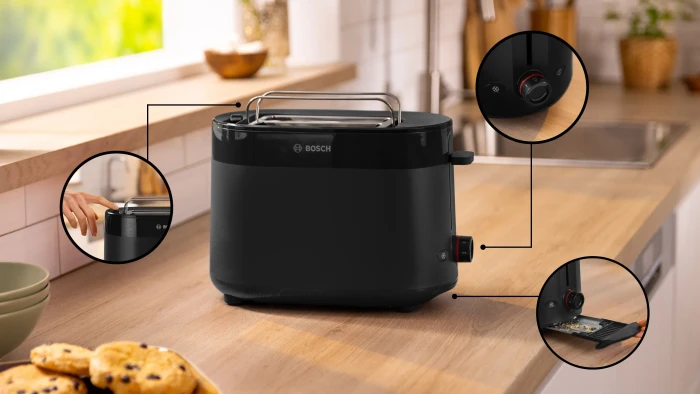 Bosch TAT2M123 My Moment Toaster schwarz