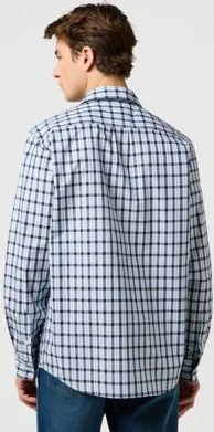 Wrangler Regular 1 Pocket Hemd langarm cerulean (Herren)