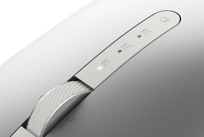 Dell MS7421W Premier Rechargeable Wireless Mouse, Platinum Silver, USB/Bluetooth