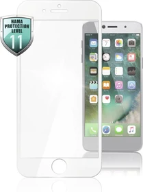 Hama 3D-Full-Screen-Schutzglas für Apple iPhone 7 Plus/iPhone 8 Plus weiß (00178945)