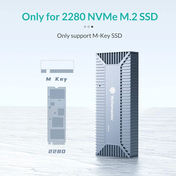 Yottamaster USB4.0 NVMe Enclosure, USB4