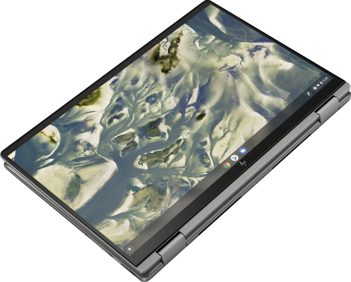 HP Chromebook x360 14c-cc0001ns, Mineral Silver, Core i5-1135G7, 8GB RAM, 256GB Flash, DE