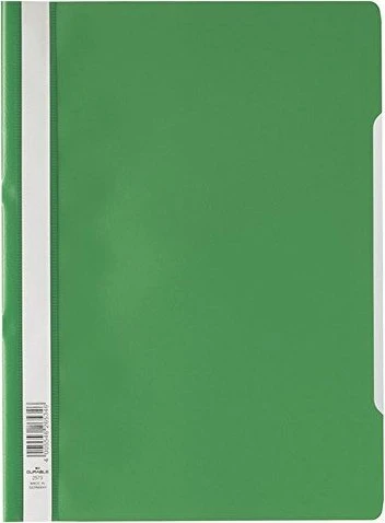 Durable Sichthefter, A4, grün/transparent, 50er-Pack