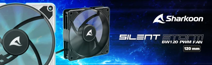 Sharkoon SilentStorm BW120 PWM, 120mm
