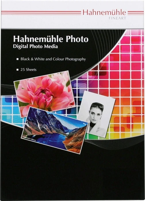 Hahnemühle Photo Glossy 260 Fotopapier hochglänzend hellweiß, A4, 260g/m², 25 Blatt (10 641 920)