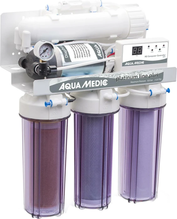 Aqua Medic platinum line plus Umkehrosmoseanlage mit 24V Druckerhöhungspumpe