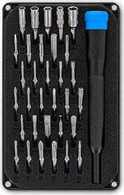 iFixit Moray Feinmechanik Bitset/Steckschlüsselsatz inkl. Werkzeugbox, 32-tlg.