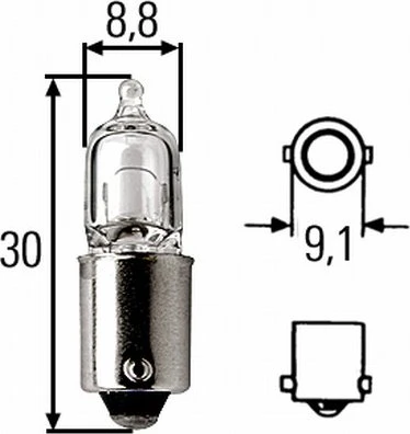 Hella Standard Signal H5W 5W, 10er-Pack