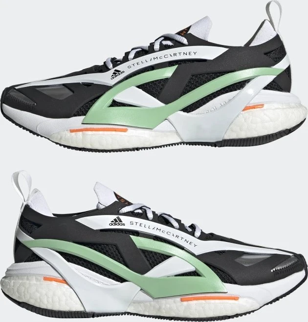 adidas Solar Glide core black/cloud white/bliss green (Damen)