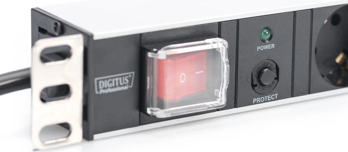 Digitus 19" Steckdosenleiste, 1HE, 7-fach, 230V, 2m