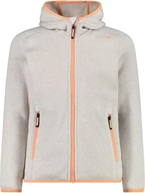 CMP Knit-Tech Meliert Fleece Jacke vaniglia/salmone (Junior)