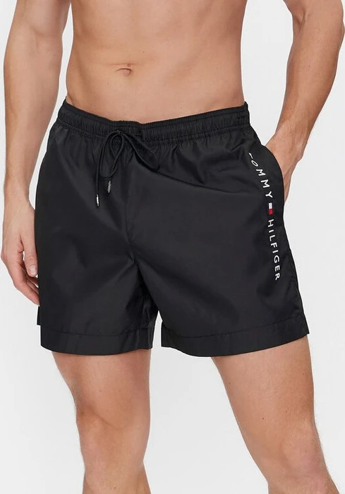 Tommy Hilfiger Original Mid Badeshorts schwarz (Herren)