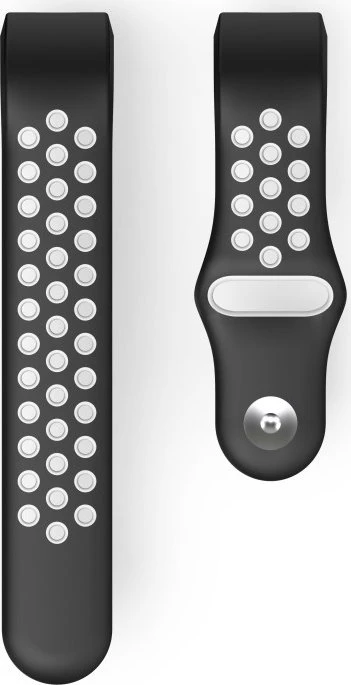 Hama Ersatzarmband Sport für Fitbit Charge 3/4 grau/schwarz