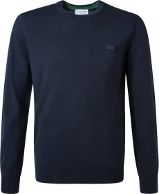 Lacoste Merinowolle mit Rundhalsausschnitt Pullover navy blue (Herren)