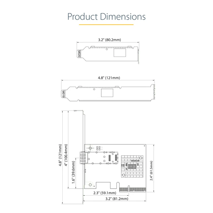 StarTech LAN-Adapter, SFP+, PCIe 3.0 x4