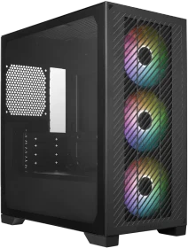 Cooler Master Elite 301 Black, schwarz, Glasfenster