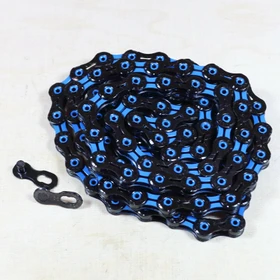 KMC DLC10 10-fach 116 Glieder Kette schwarz/blau