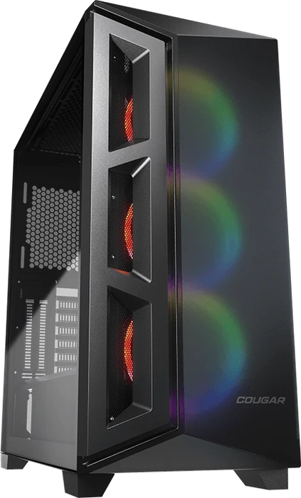 Cougar DarkBlader X5 RGB Translucent Black, Glasfenster