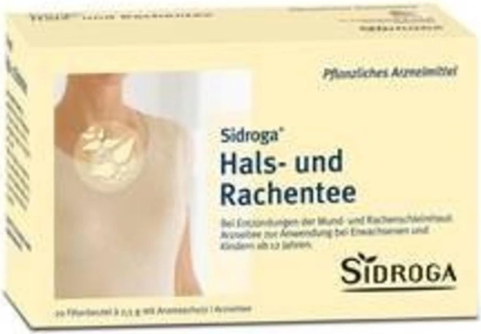 Sidroga Hals- und Rachentee Beutel, 20 Stück