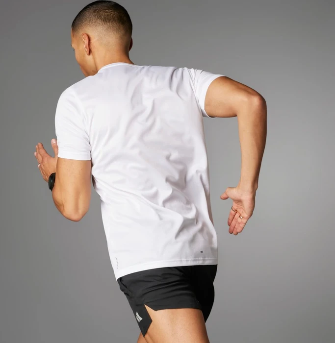 adidas Run It Laufshirt kurzarm weiß (Herren)