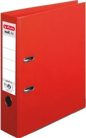 Herlitz maX.file protect plus Ordner 2-Ring, 80mm, A4, rot