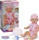 Zapf creation BABY born Puppe - Lena pink mit rosa Outfit und Zubehör 36cm (840726)
