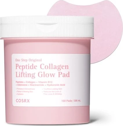 COSRX One Step Original Peptide Collagen Lifting Glow Pad, 100 Stück