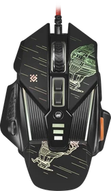 Defender sTarx GM-390L RGB Gaming Mouse schwarz, USB (52390)