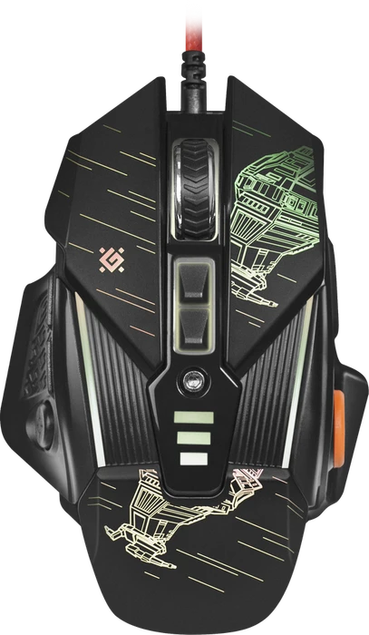 Defender sTarx GM-390L RGB Gaming Mouse schwarz, USB