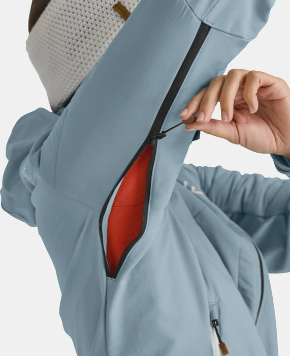 Ortovox Swisswool Col Becchei Hybrid Funktionsjacke glacier grey (Damen)