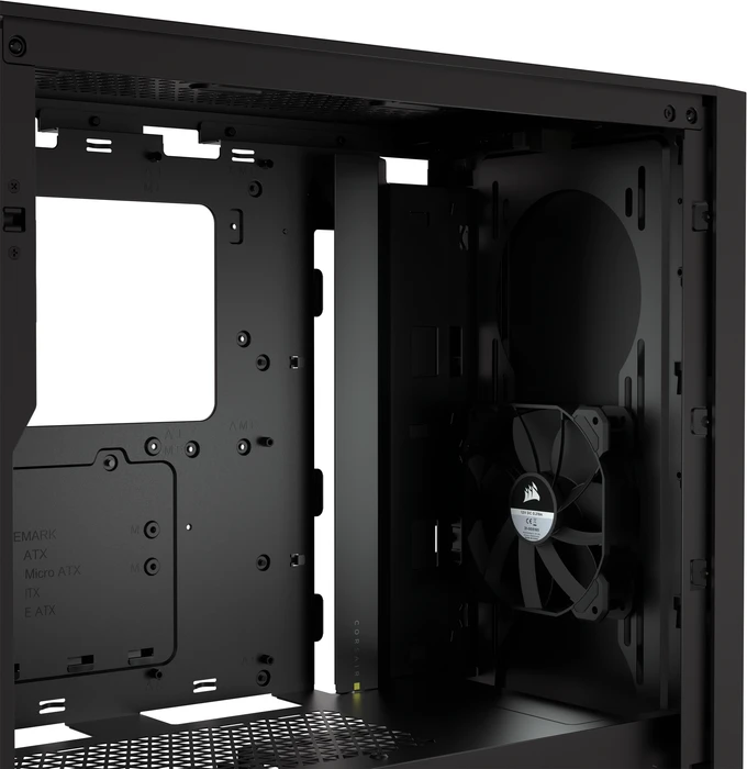 Corsair 4000D, schwarz, Glasfenster