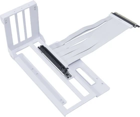 Lian Li Riser Card, inkl. PCI-Slot Blende für Lian Li A3-mATX, gewinkelt, PCIe 4.0, 150mm, weiß
