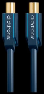 Clicktronic Casual Koaxial Antennenkabel 3m