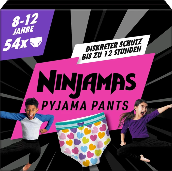 Pampers Ninjamas Pyjama Pants Einwegwindel, 27-43kg, 8-12 Jahre