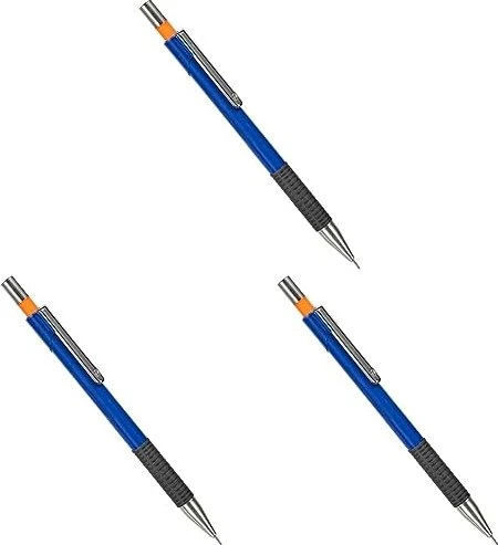 Staedtler Mars Micro 775 Druckbleistift B 0.9mm graphit, schwarz/blau, Radierer