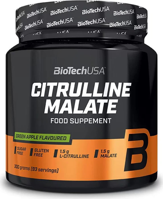 BioTech USA Citrulline Malatel Grüner Apfel 300g