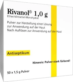 Rivanol 1.0g Pulver Beutel, 50 Stück