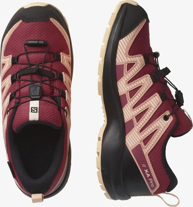 Salomon XA Pro V8 CSWP earth red/black/almond cream (Junior)