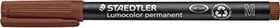 Staedtler Lumocolor 317 permanent braun, 10er-Pack