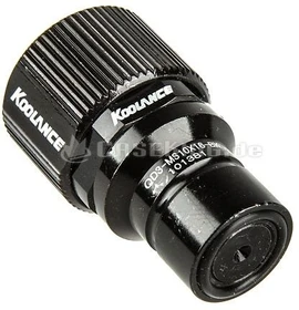 Koolance QD3 No-Spill Schnellverschluss gerade male 16/10mm schwarz