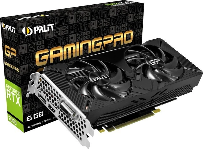 Palit GeForce RTX 2060 GamingPro OC, 6GB GDDR6, DVI, HDMI, DP