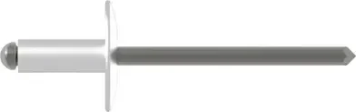 Gesipa A2 Edelstahl Großkopf Blindniete 4.8x16mm, 250 Stück