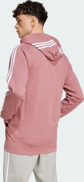adidas Essentials French Terry 3-Streifen Hoodie preloved crimson (Herren)