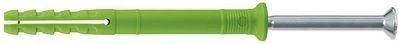 fischer N Green 8x80/40 S K (10) Nageldübel Schrauben/Dübel-Sortiment, 10 Stück