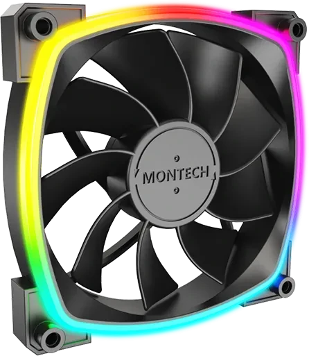 Montech RX120 PWM ARGB schwarz, 120mm