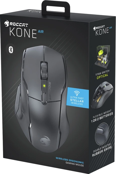 Roccat Kone Air schwarz, USB/Bluetooth