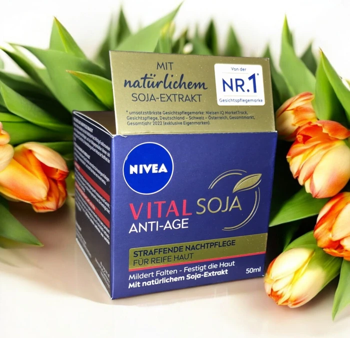 Nivea Visage Vital Teint Optimal Anti-Age Nachtpflege, 50ml