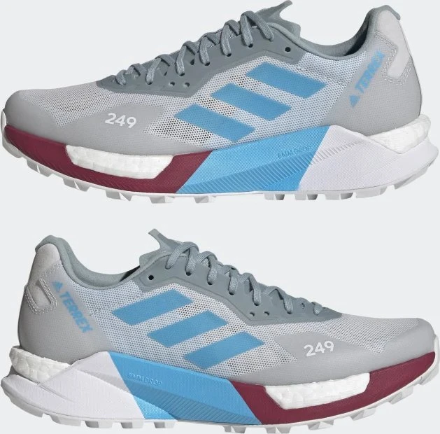 adidas Terrex Agravic Ultra dash grey/sky rush/legacy burgundy (Damen)