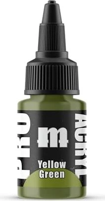 Monument Hobbies Pro Acryl Paints 065 yellow green, 22ml